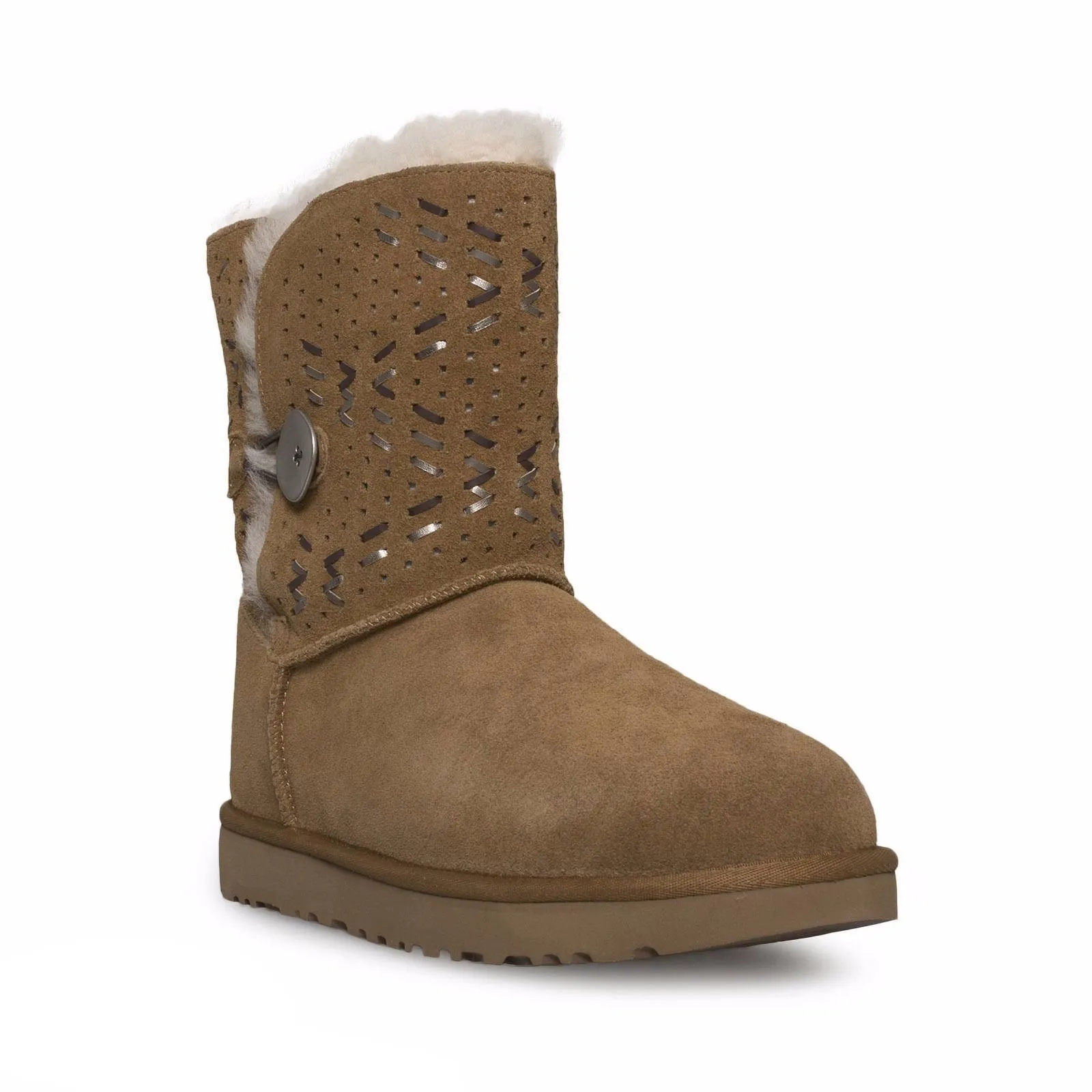 UGG Bailey Button Tehuano Chestnut Boots