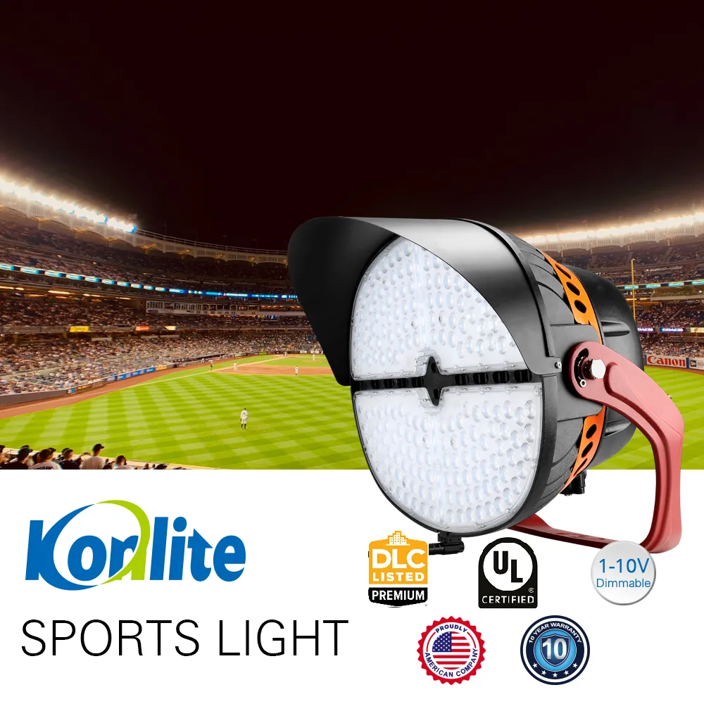 VEGA LED Sports Light - 850W - 118,000lm - 5700K - 277-480V - 4H4V - 2000W Equal - 10 Year Warranty