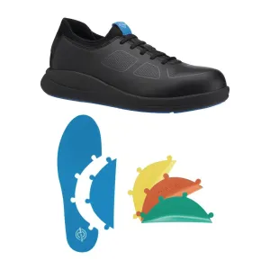 WearerTech Transform Safety Toe Trainer Black with Modular Insole Size 43 - BB745-43