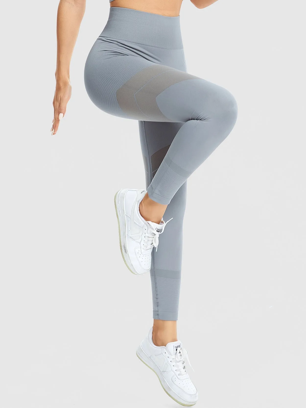 Women's High Waisted Yoga Pants Blue