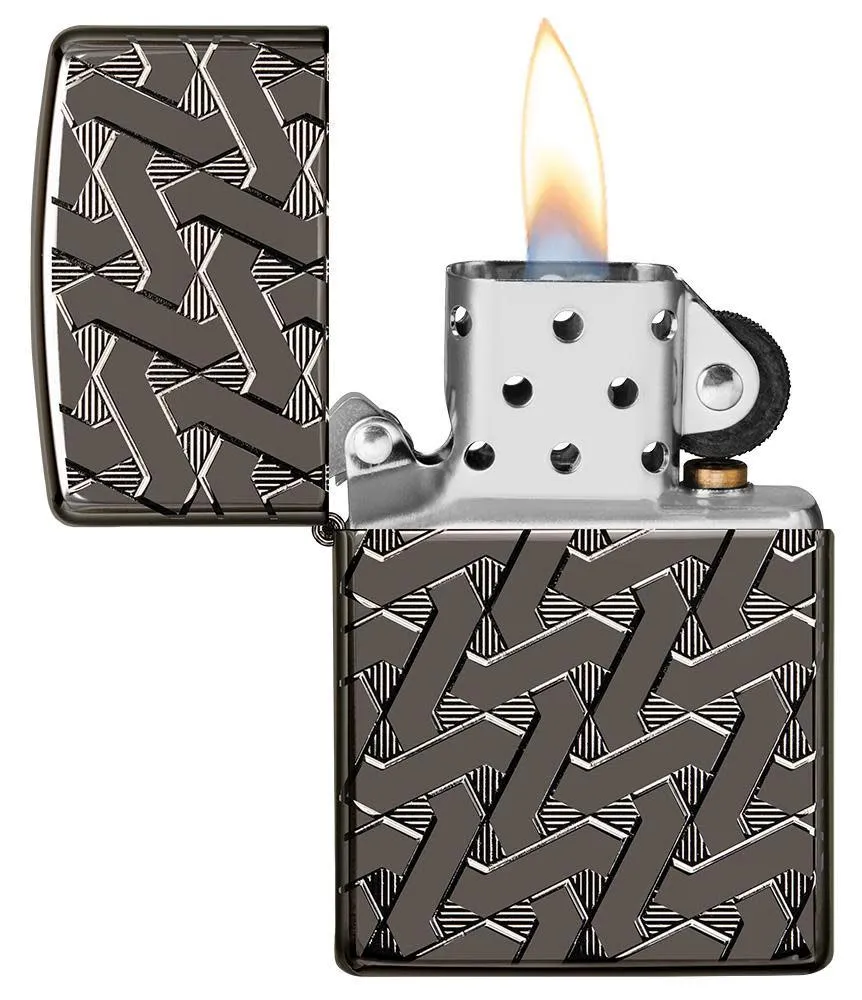 Zippo Geometric Weave Design - 49173